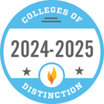 Colleges of Distinction 2024-2025 badge