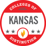 Colleges of Distinction 2024-2025 kansas badge