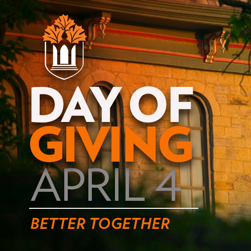 Baker Day of Giving graphic with April 4 text