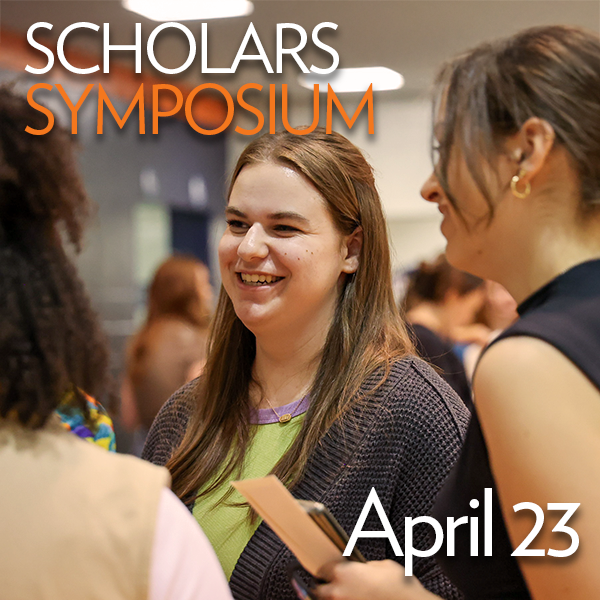 scholars symposium graphic for April 23